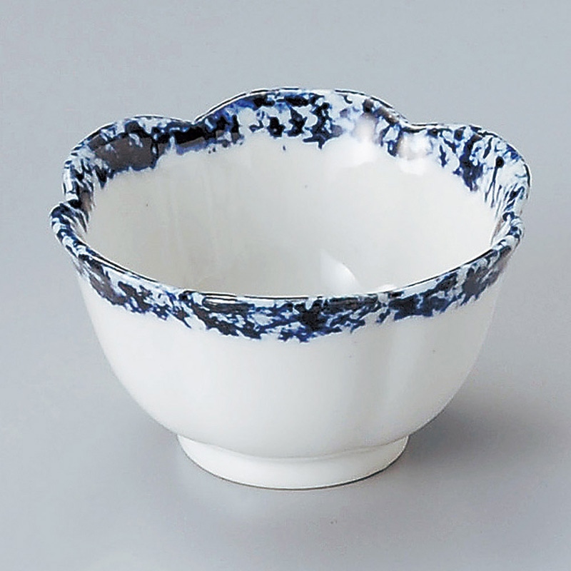 山万 11339-550 呉須タタキ梅小鉢(大)  1個（ご注文単位1個）【直送品】