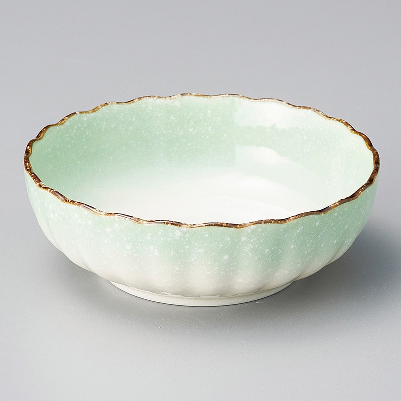 山万 11054-550 小雪緑菊型4.0鉢  1個（ご注文単位1個）【直送品】