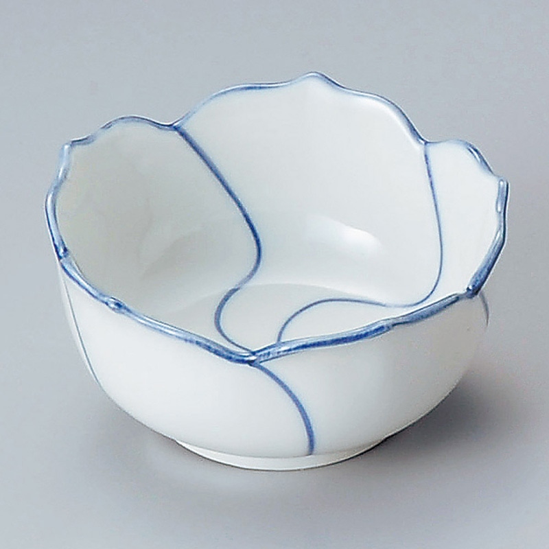 山万 11255-550 花型線小鉢(大)  1個（ご注文単位1個）【直送品】