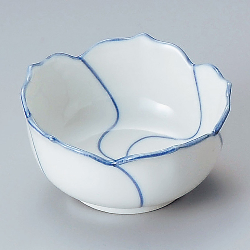 山万 11256-550 花型線小鉢(小)  1個（ご注文単位1個）【直送品】