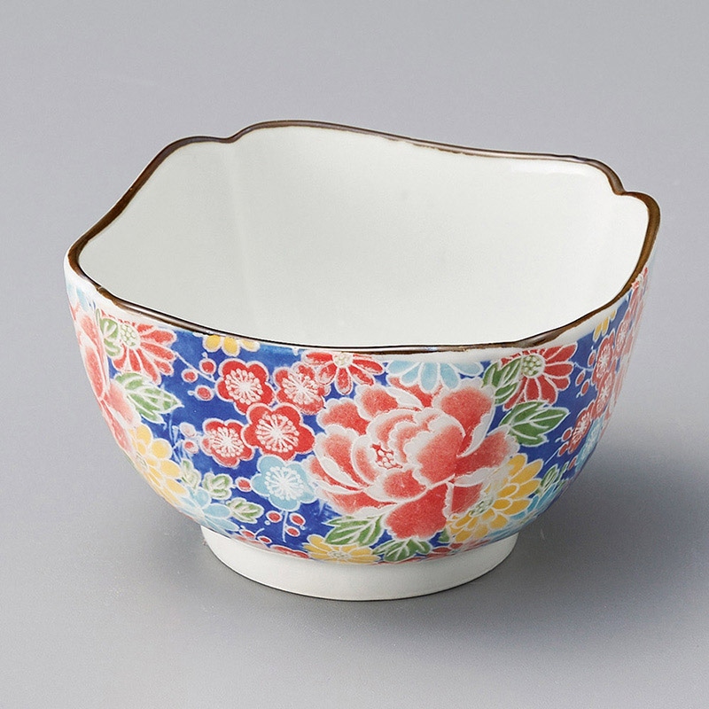 山万 11228-310 四季友禅四ツ押小鉢(小)  1個（ご注文単位1個）【直送品】