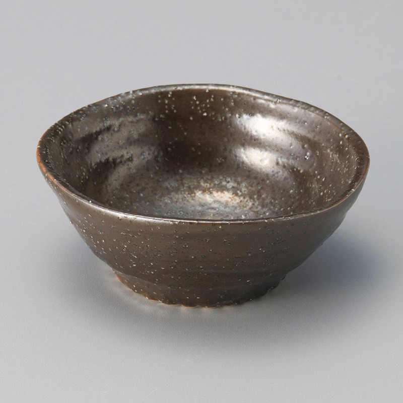 山万 11360-310 黒備前小鉢(小)  1個（ご注文単位1個）【直送品】