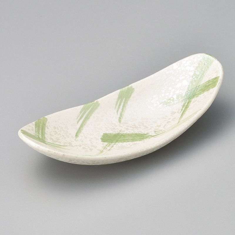 山万 11901-470 銀彩緑刷毛目細雪小鉢  1個（ご注文単位1個）【直送品】