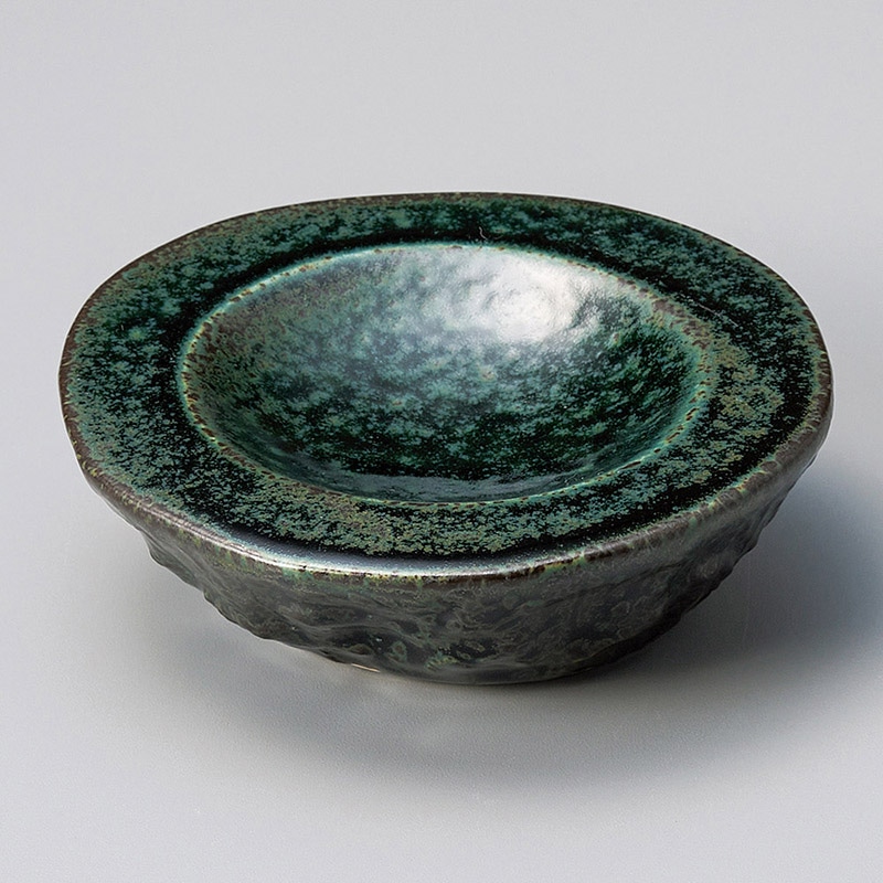 山万 11507-460 紺イラボデザートボール  1個（ご注文単位1個）【直送品】