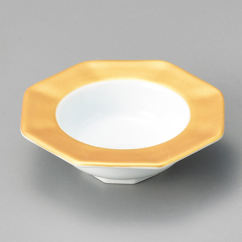 山万 11504-430 外金彩八角小付  1個（ご注文単位1個）【直送品】