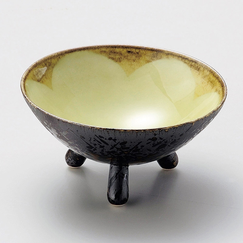 山万 11506-730 南蛮うぐいす三ッ足小付(有田焼 1個（ご注文単位1個）【直送品】