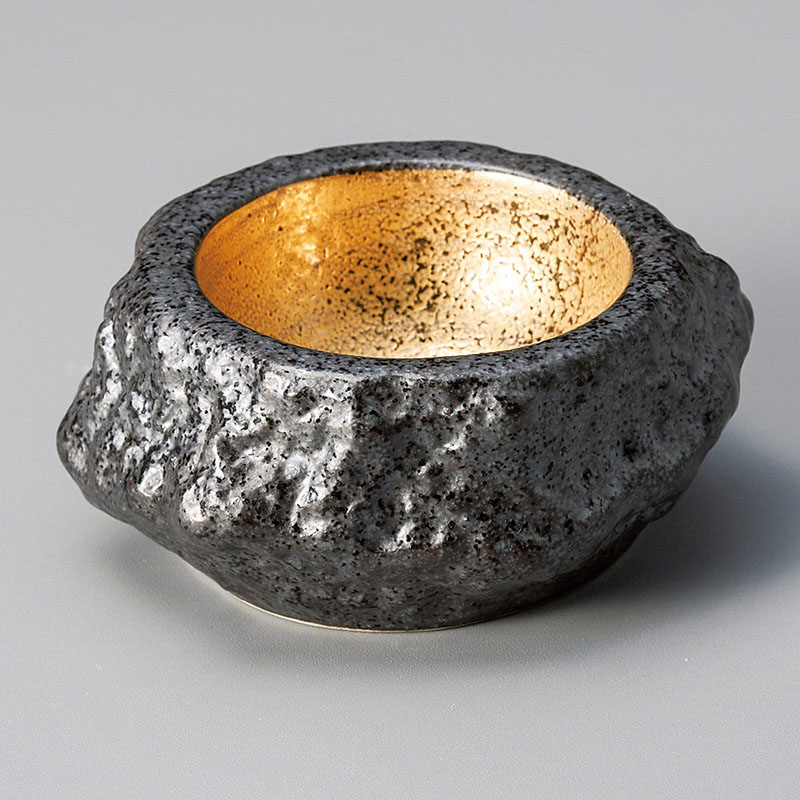 山万 11601-460 金彩岩肌小鉢  1個（ご注文単位1個）【直送品】