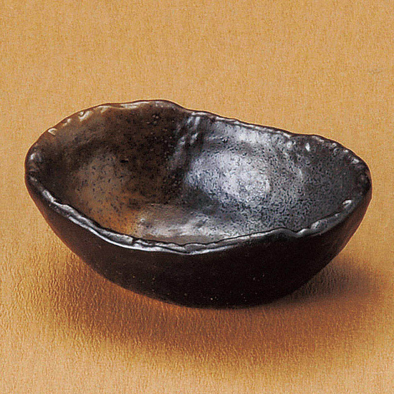 山万 12510-190 南蛮楕円小付  1個（ご注文単位1個）【直送品】