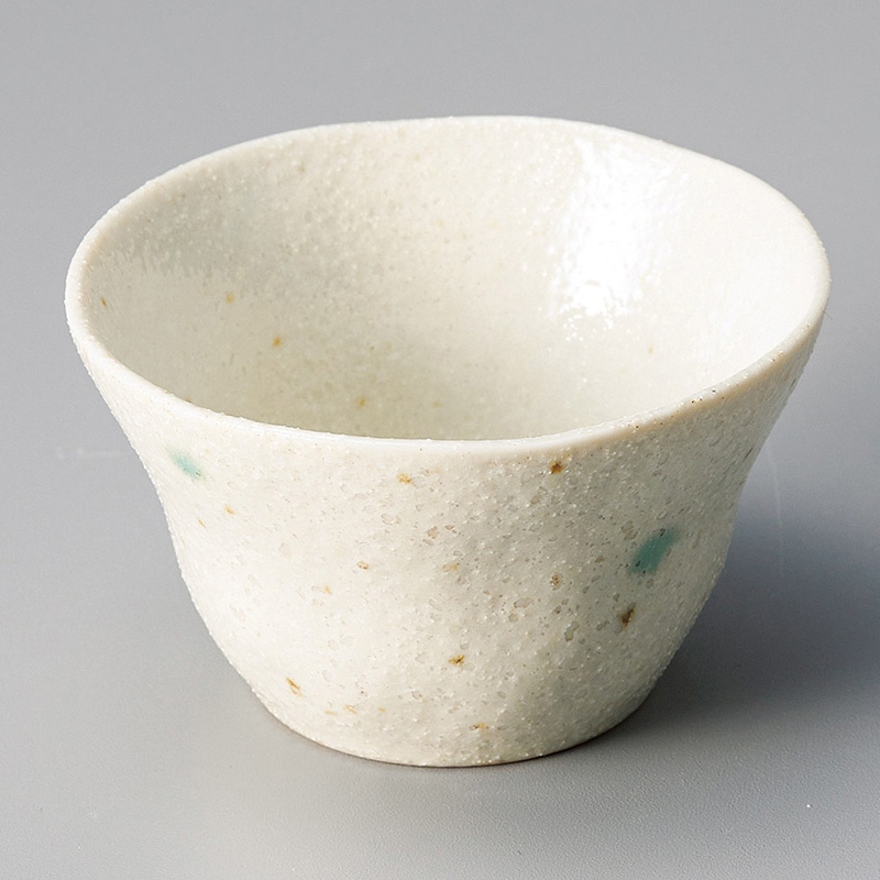 山万 12536-130 白伊賀反型小付  1個（ご注文単位1個）【直送品】