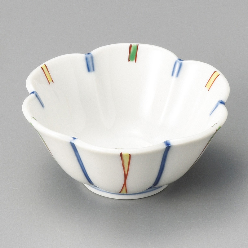 山万 11704-580 錦三色十草小付  1個（ご注文単位1個）【直送品】