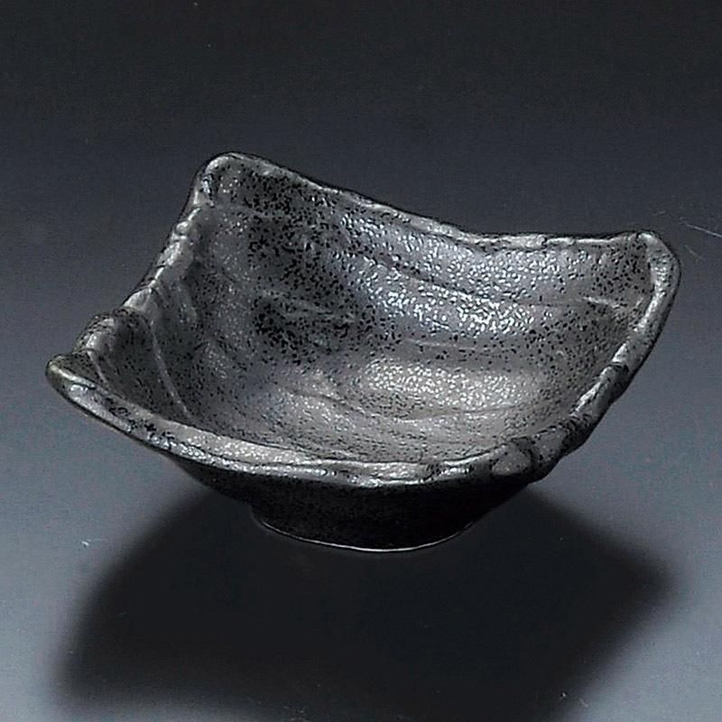 山万 12204-570 荒ソギ黒小付  1個（ご注文単位1個）【直送品】