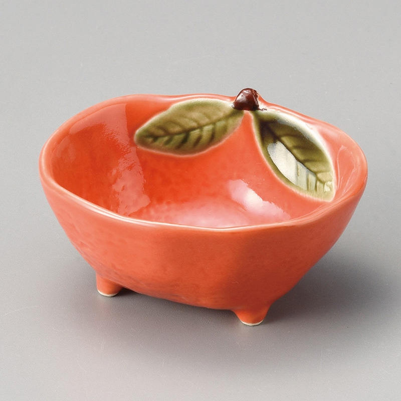 山万 12209-100 柚子 朱赤小付 1個（ご注文単位1個）【直送品】