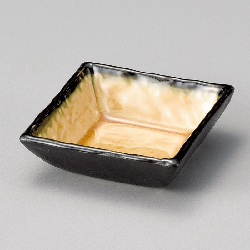 山万 12223-100 茶正角皿 小 1個（ご注文単位1個）【直送品】