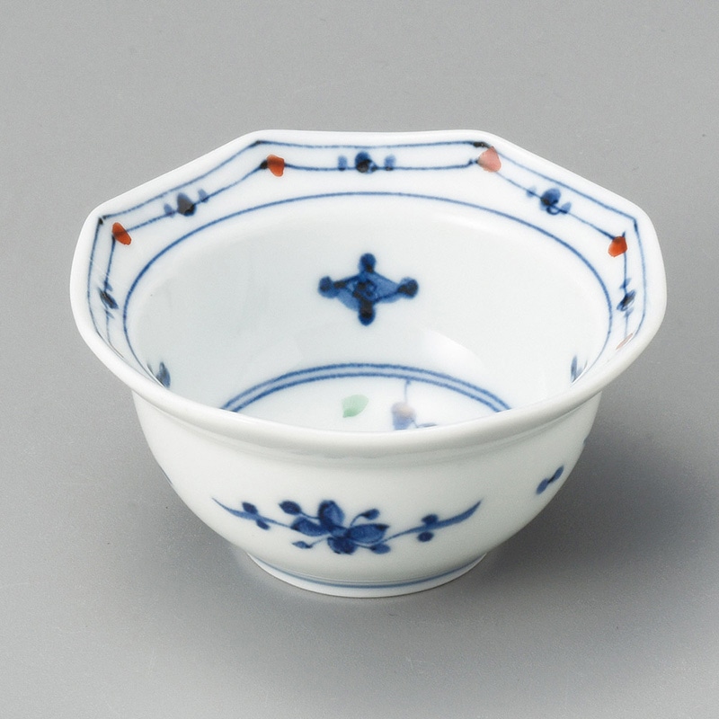 山万 12021-440 色草花八角小付  1個（ご注文単位1個）【直送品】