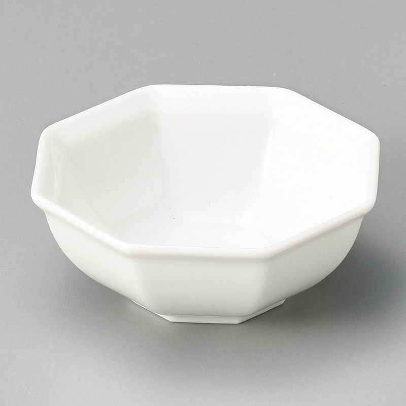 山万 12117-570 八角小付(白)  1個（ご注文単位1個）【直送品】