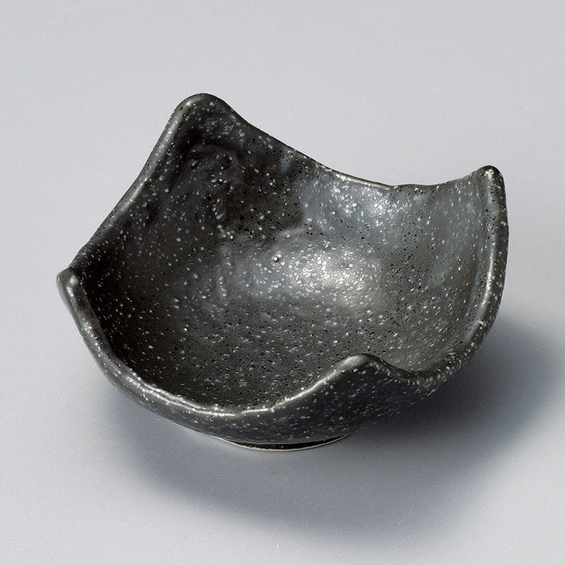 山万 12126-310 天正黒四角小付  1個（ご注文単位1個）【直送品】