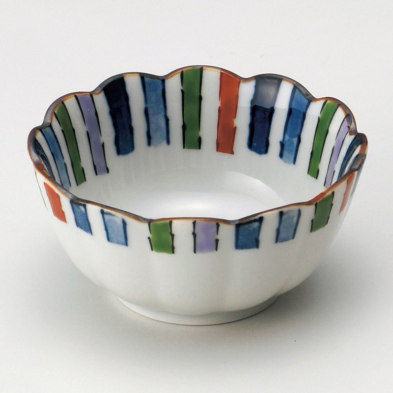 山万 11809-730 錦十草小付(有田焼)  1個（ご注文単位1個）【直送品】