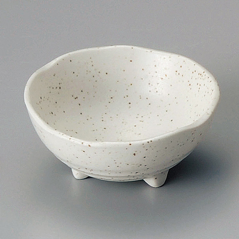 山万 12331-130 粉引三ッ足小付  1個（ご注文単位1個）【直送品】