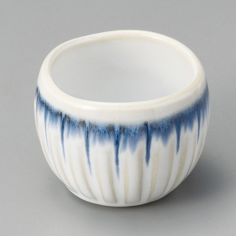 山万 12819-440 削ぎ青流し小付  1個（ご注文単位1個）【直送品】