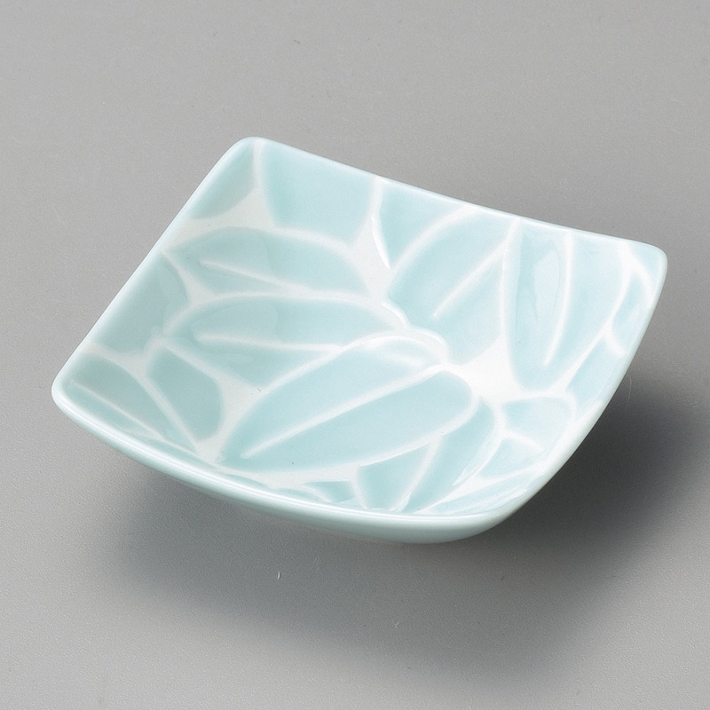 山万 11927-730 はふり小付(竹・青(波佐見焼  1個（ご注文単位1個）【直送品】