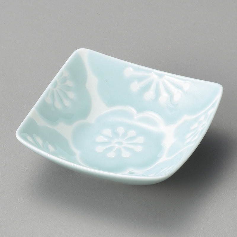 山万 11928-730 はふり小付(梅・青(波佐見焼  1個（ご注文単位1個）【直送品】