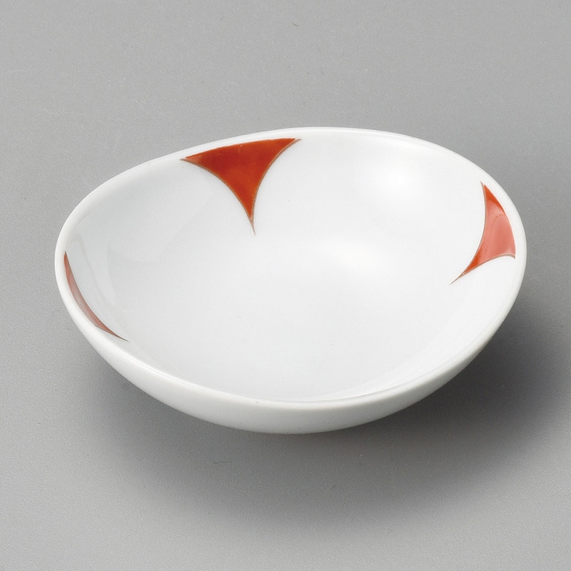 山万 12322-730 錦四葉楕円小付(有田焼)  1個（ご注文単位1個）【直送品】