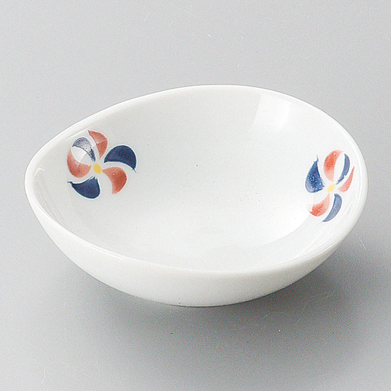 山万 12324-730 錦風車楕円小付(有田焼)  1個（ご注文単位1個）【直送品】