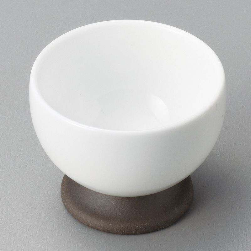 山万 11520-440 白粉引高台丸小付  1個（ご注文単位1個）【直送品】