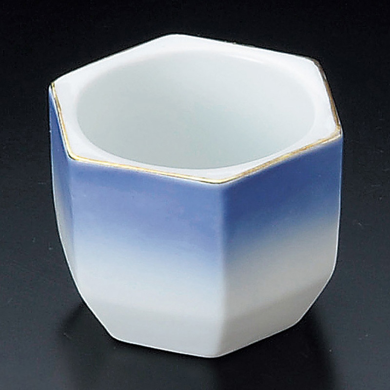 山万 11937-310 コバルト吹渕金ボンボリ小付(大 1個（ご注文単位1個）【直送品】