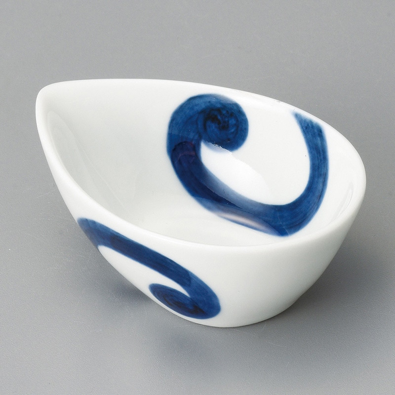 山万 11921-730 渦紋たまごボウル小付(有田焼) 1個（ご注文単位1個）【直送品】