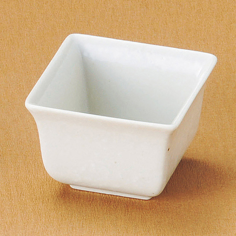 山万 12930-190 白粉引角深小付  1個（ご注文単位1個）【直送品】