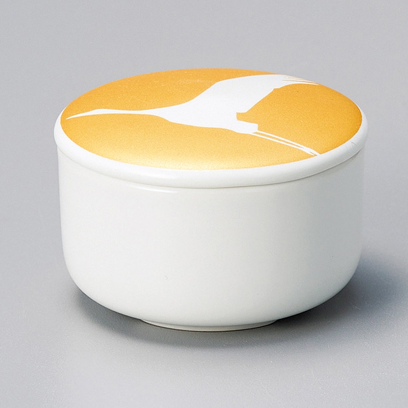 山万 12739-410 金鶴丸蓋付珍味  1個（ご注文単位1個）【直送品】