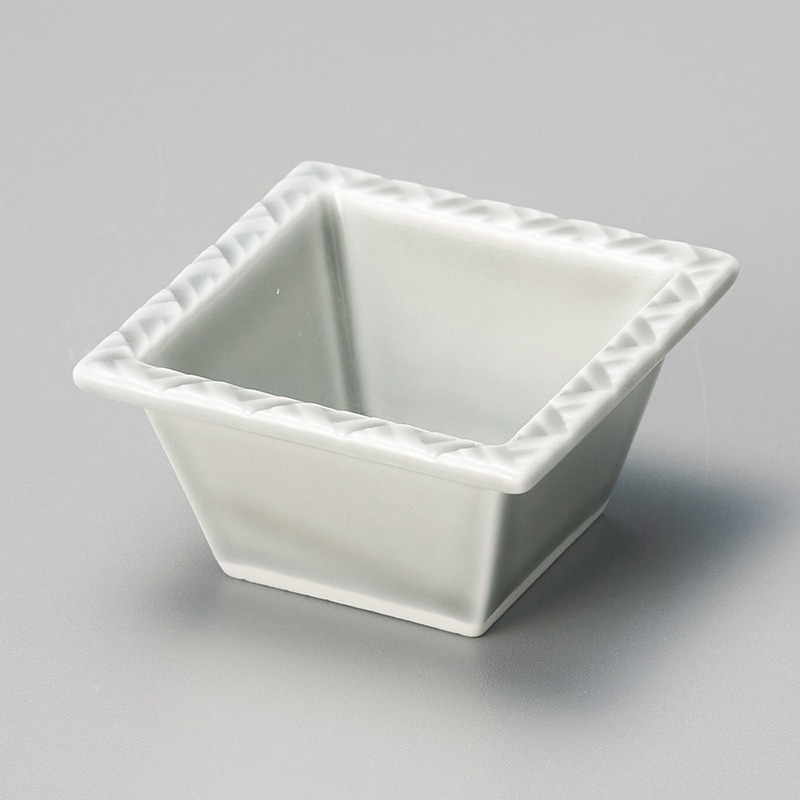 山万 12028-730 グレーウエーブ小付(波佐見焼) 1個（ご注文単位1個）【直送品】