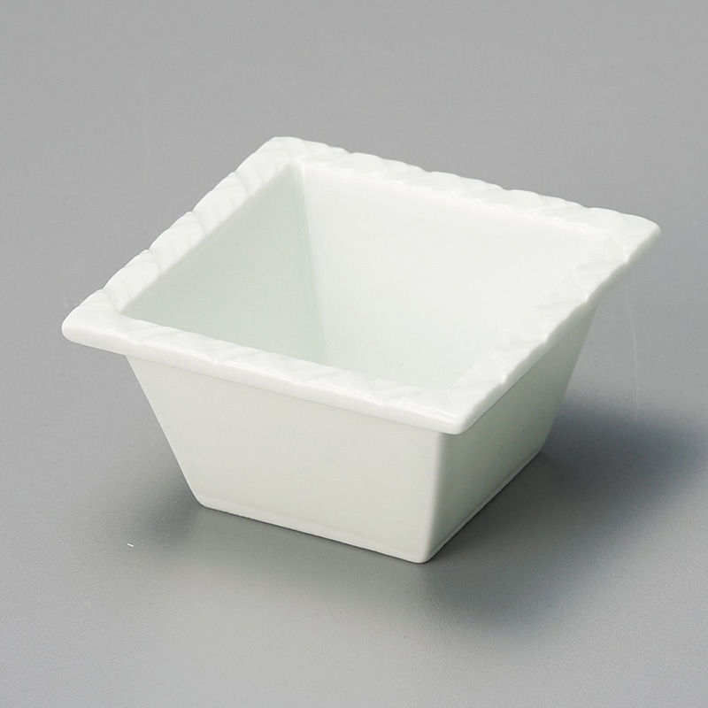 山万 12029-730 ホワイトウエーブ小付(波佐見焼 1個（ご注文単位1個）【直送品】