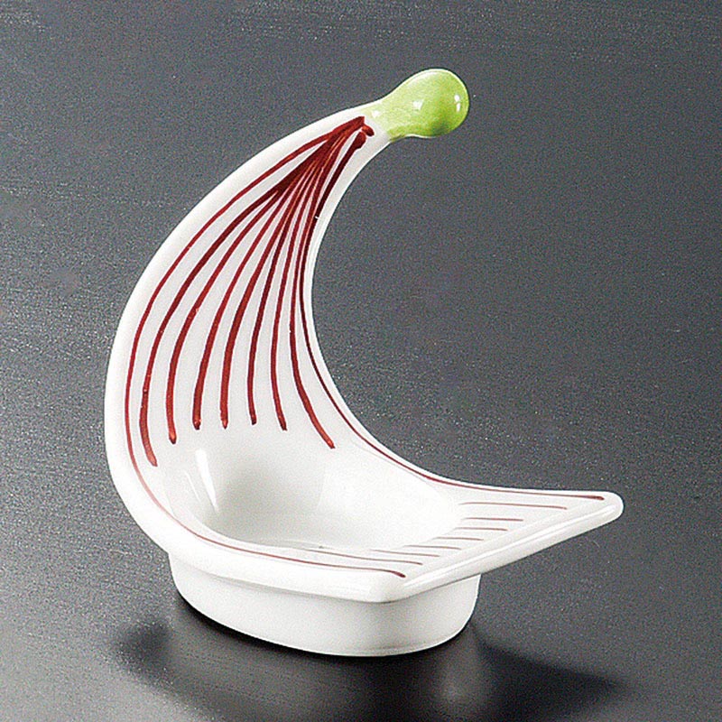 山万 12820-140 赤絵筋スプーン型珍味  1個（ご注文単位1個）【直送品】