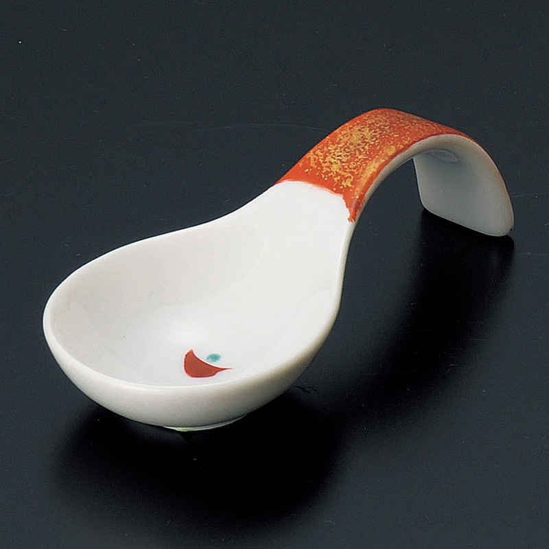 山万 12836-450 朱金彩置き珍味  1個（ご注文単位1個）【直送品】