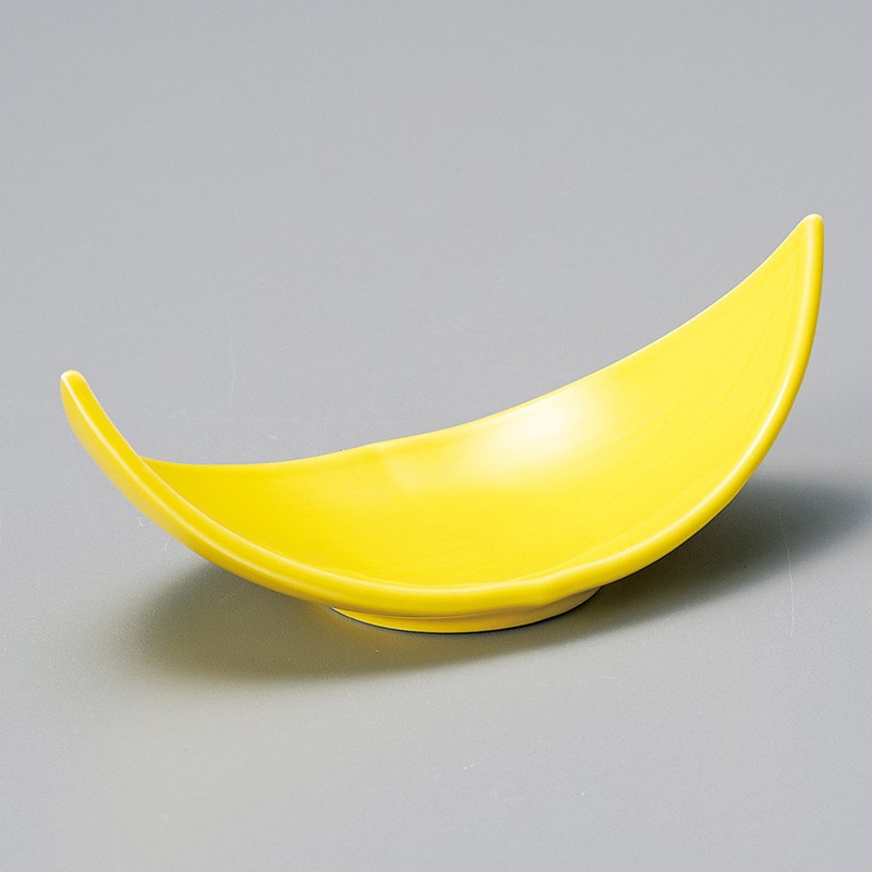 山万 12906-250 強化黄笹舟小付  1個（ご注文単位1個）【直送品】