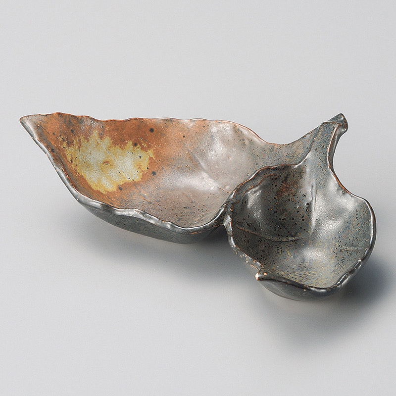 山万 13038-130 備前双葉小付  1個（ご注文単位1個）【直送品】