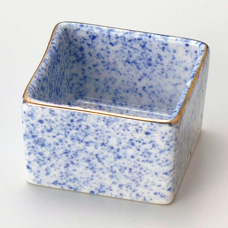 山万 13131-410 渕金吹墨角型珍味入  1個（ご注文単位1個）【直送品】