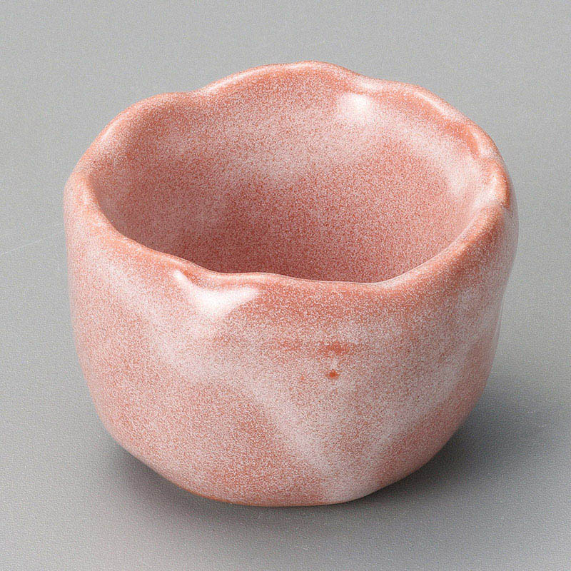 山万 13228-430 波渕赤楽切立小付  1個（ご注文単位1個）【直送品】