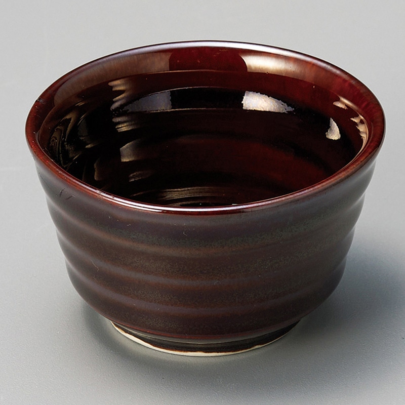 山万 13325-580 飴釉十字丸千代口  1個（ご注文単位1個）【直送品】