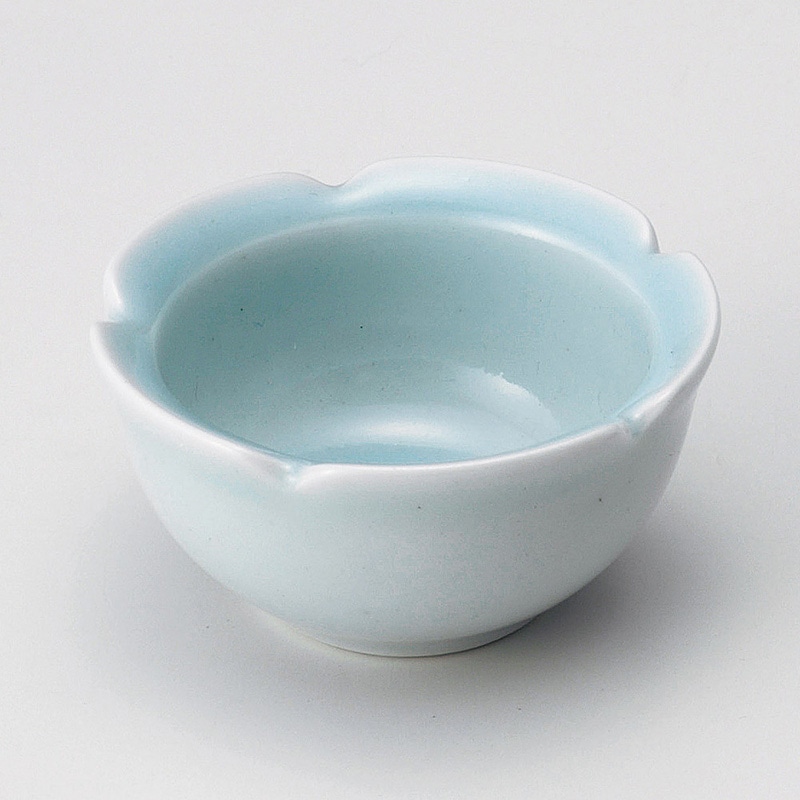 山万 13445-450 青白磁梅形珍味  1個（ご注文単位1個）【直送品】