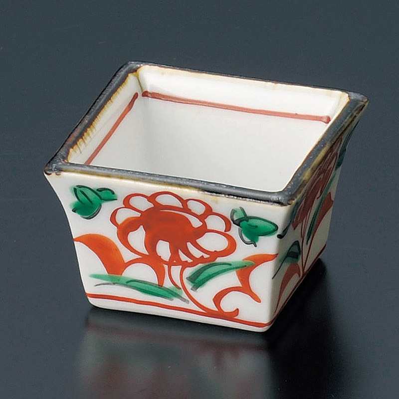 山万 13404-580 赤絵角珍味  1個（ご注文単位1個）【直送品】