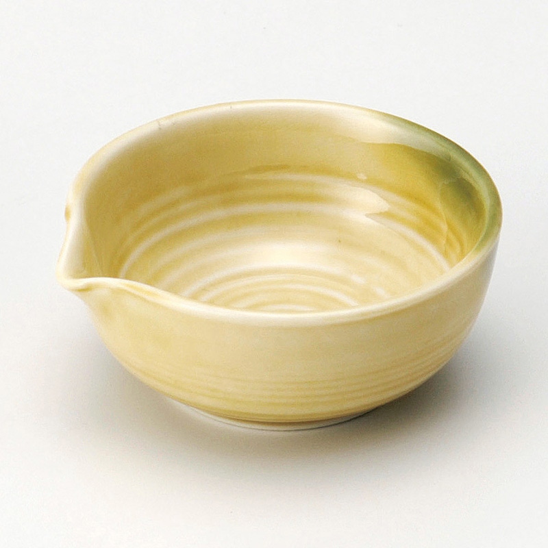 山万 13440-410 黄瀬戸片口珍味  1個（ご注文単位1個）【直送品】