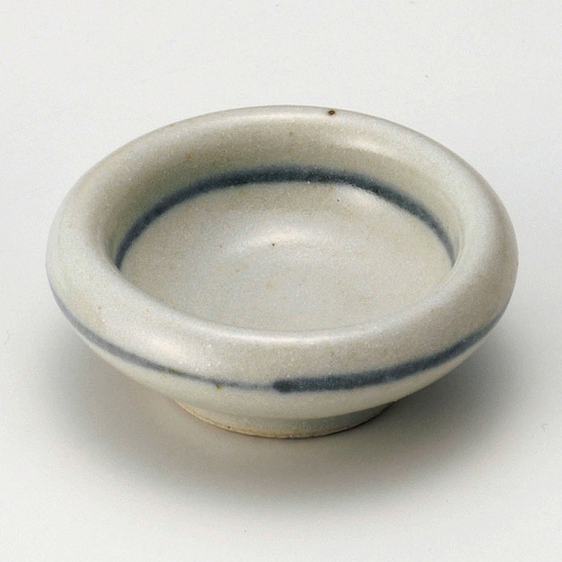 山万 13523-450 白マット平丸珍味  1個（ご注文単位1個）【直送品】