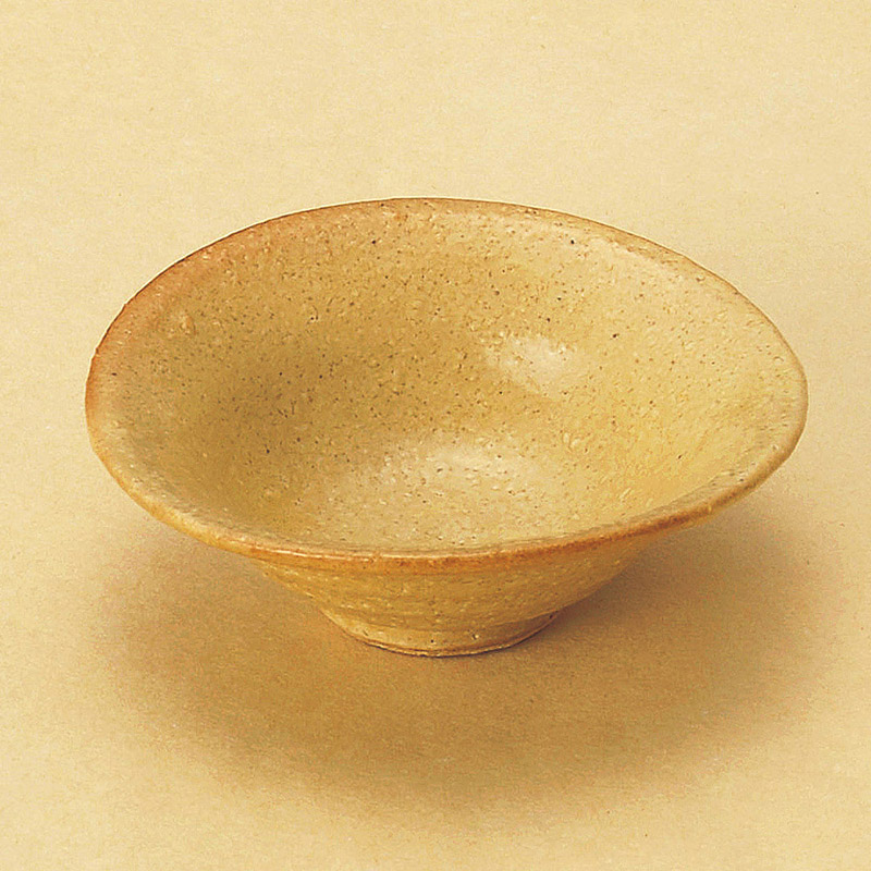 山万 13605-170 かいらぎ黄釉千代久  1個（ご注文単位1個）【直送品】