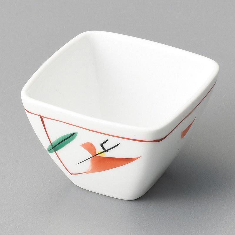 山万 13611-570 つゆ四角小付  1個（ご注文単位1個）【直送品】