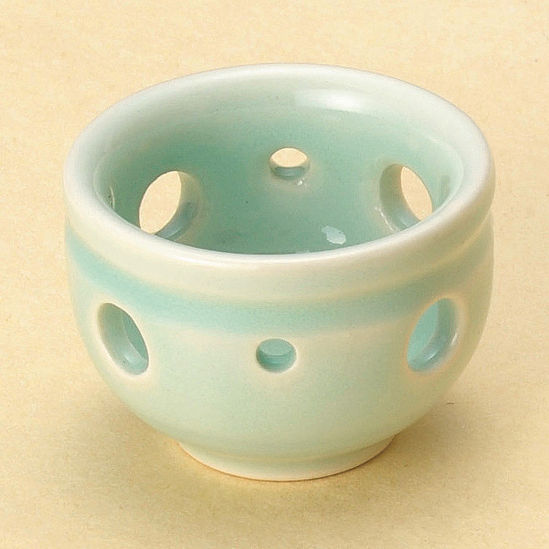 山万 13716-450 青白磁スカシ珍味  1個（ご注文単位1個）【直送品】