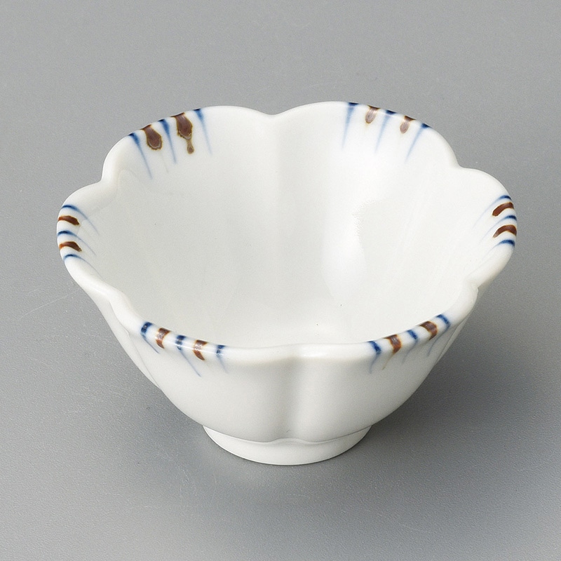 山万 13615-550 渕二色十草花型珍味  1個（ご注文単位1個）【直送品】