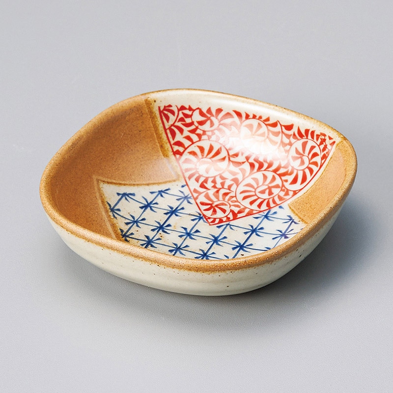 山万 13711-730 地紋唐草四角姫小付  1個（ご注文単位1個）【直送品】